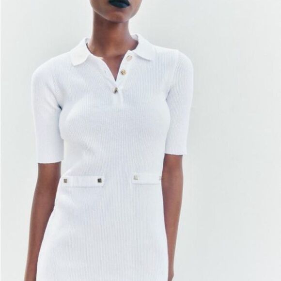 ZARA NWT SHORT RIB DRESS SIZE‎ S - Picture 3 of 12
